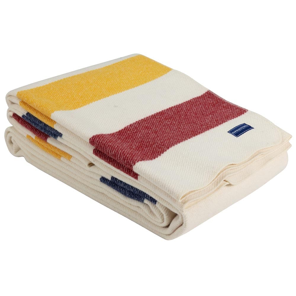 Frontier Wool Blanket - Natural active Current Dry clean or hand wash Frontier Wool Blanket Full Full Price group-gallery King Queen Stripes Twin