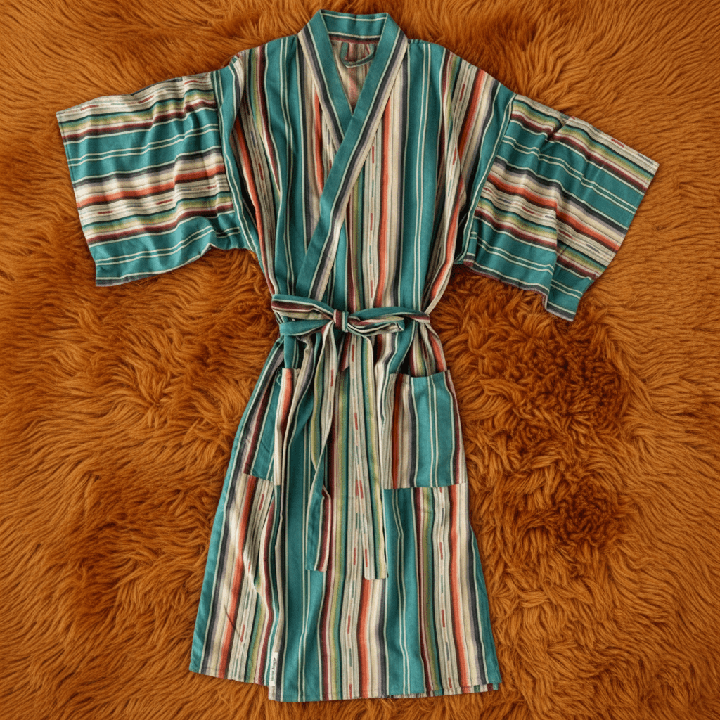 Highway Robery Miss Carousel Robe active Current Dry clean or hand wash Patterns & Plaids Sale