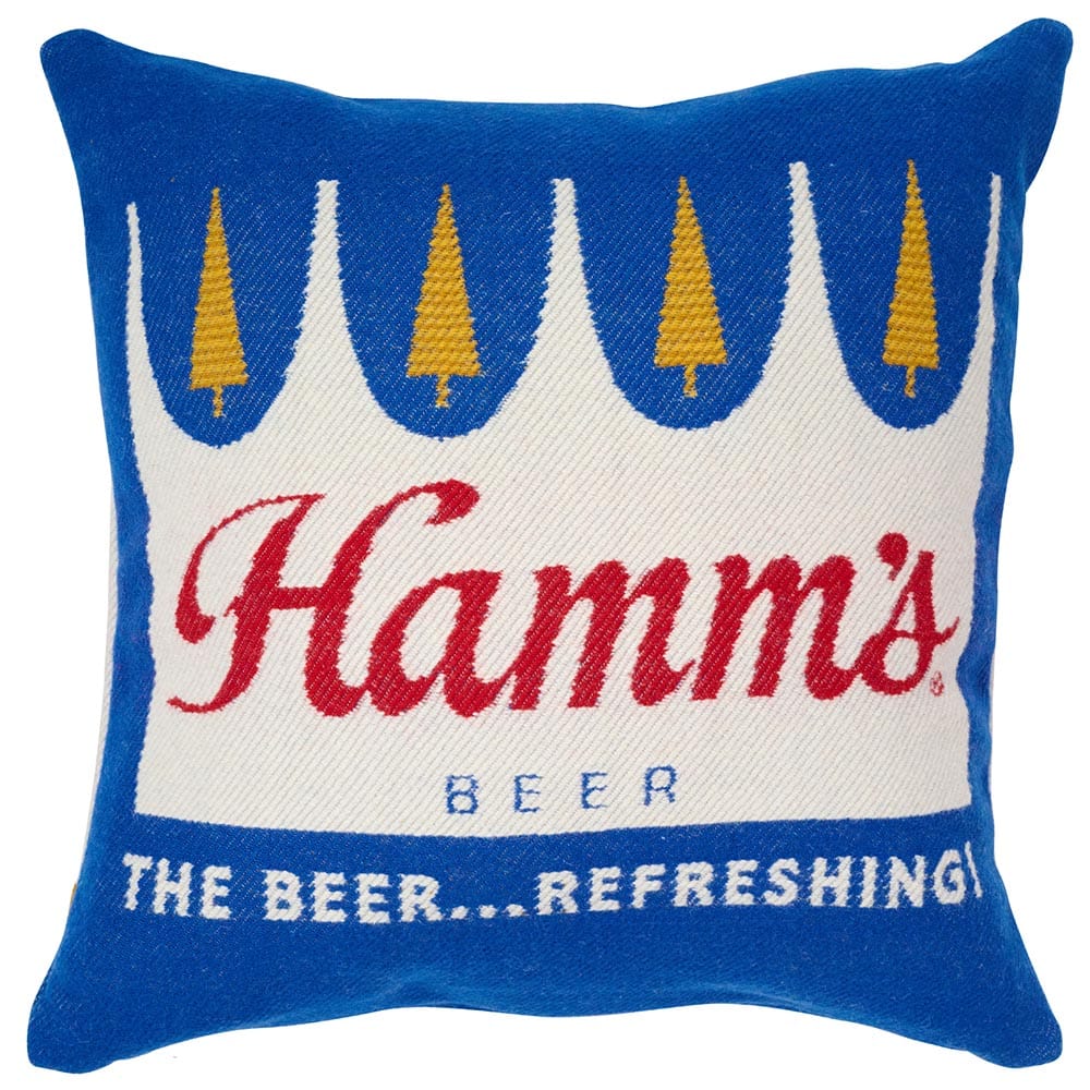 Hamm's Can & Coaster Pillow Case active Current Dry clean or hand wash Hamm's Beer Pillow Case Sale