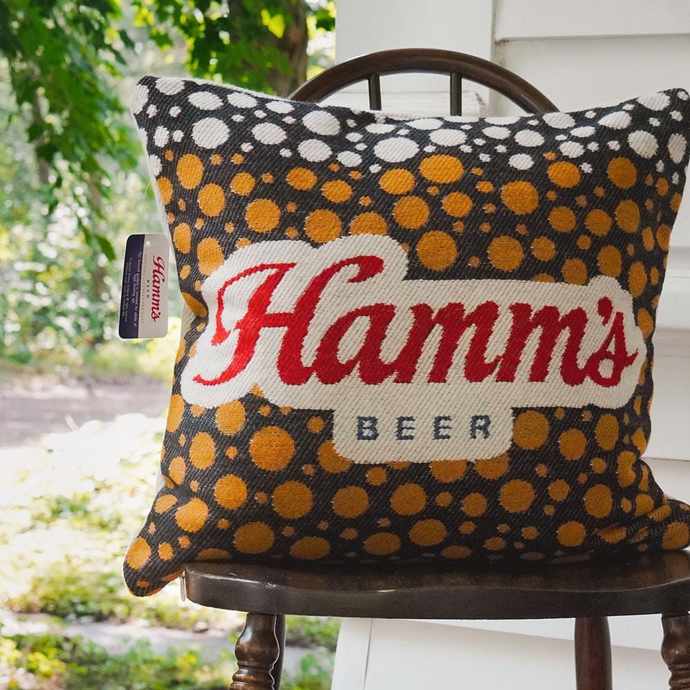 Hamm's Bubbly Bear Pillow Case active Current Dry clean or hand wash Hamm's Beer Pillow Case Sale