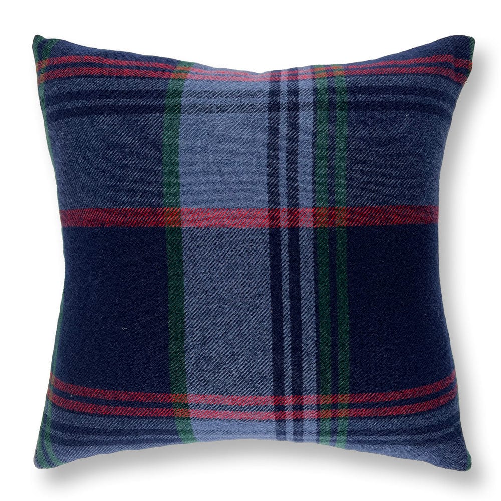Faribault Woolen Mill Heritage Plaid Pillow Case Navy