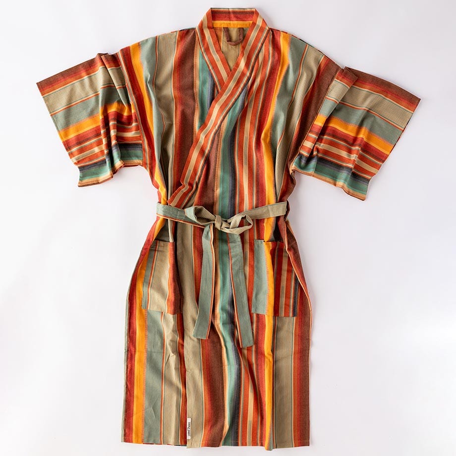 Highway Robery Honeysuckle Robe active Current Dry clean or hand wash Patterns & Plaids Sale