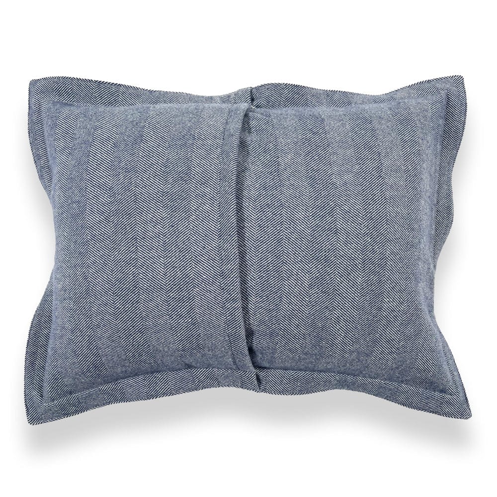 Coastal Cottage Herringbone Wool Sham active Bed Shams Current group-gallery machine washable Sale