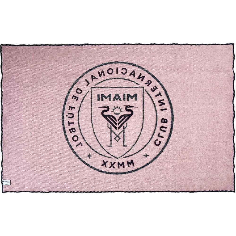 Inter Miami FC Wool Throw active Current Dry clean or hand wash personalization