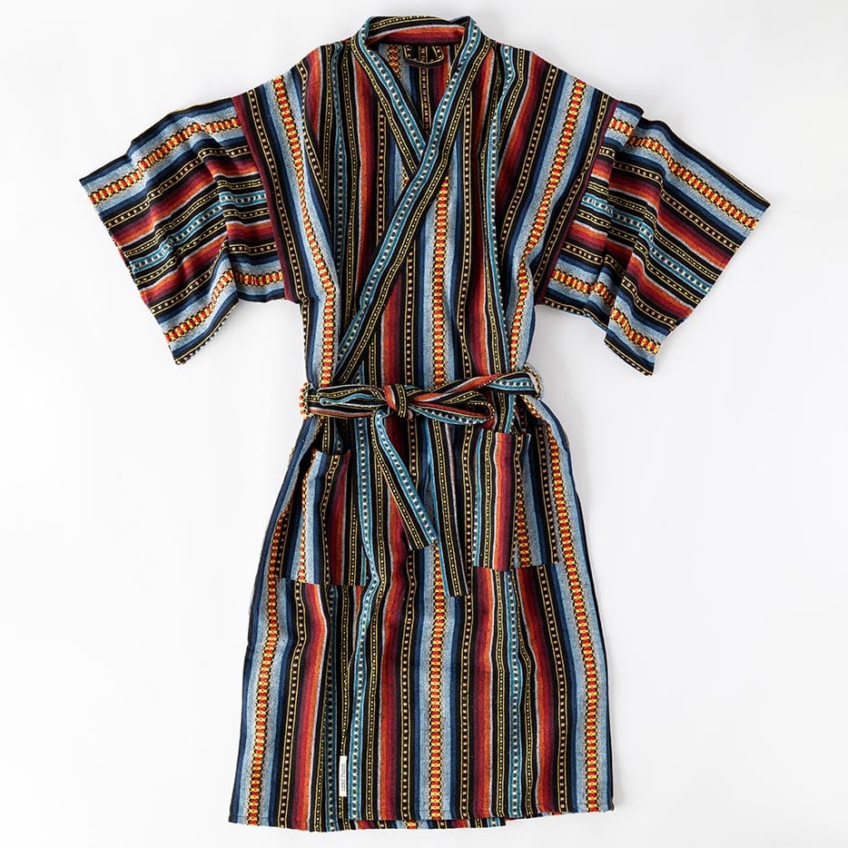 Kinkajou Robe Standard active Current Dry clean or hand wash Full Price Patterns & Plaids
