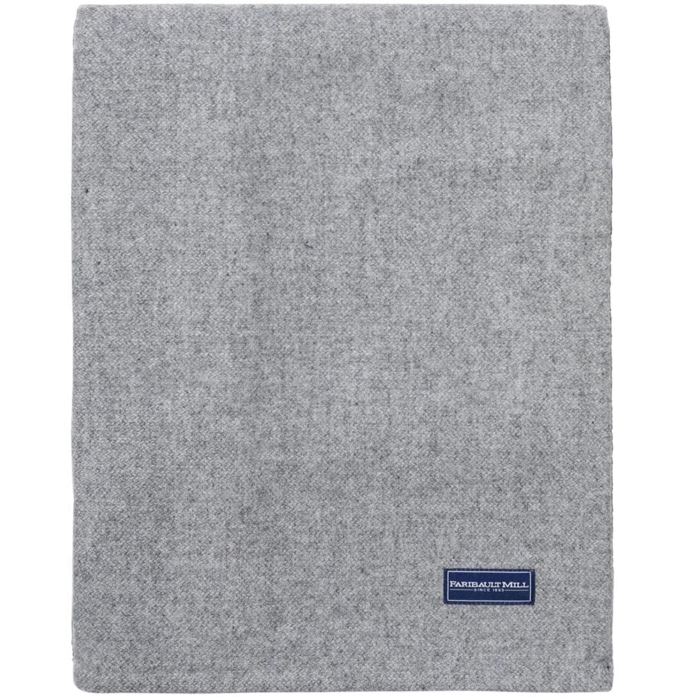 Lakefront Wool Blanket - Gray active Current Full group-gallery King Lakefront Wool Blanket machine washable personalization Queen Solids Twin