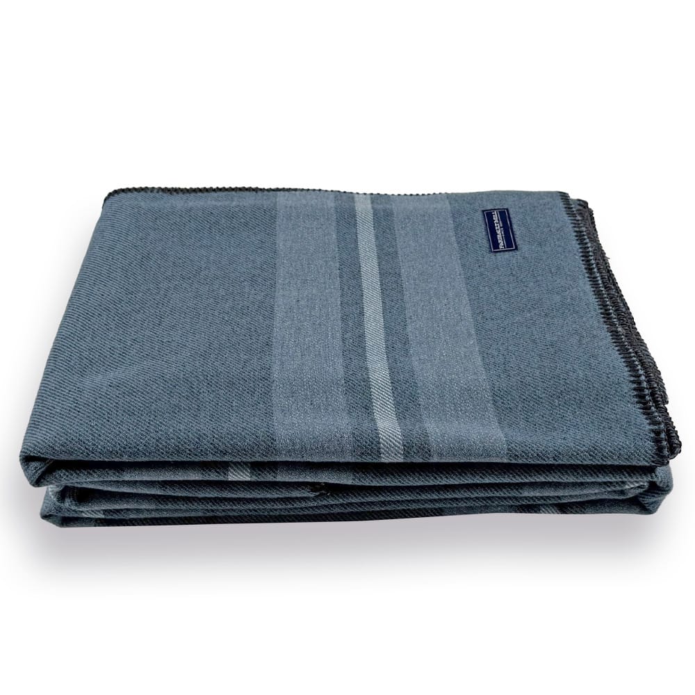 Limited Edition Cabin Wool Blanket - Sky Blue