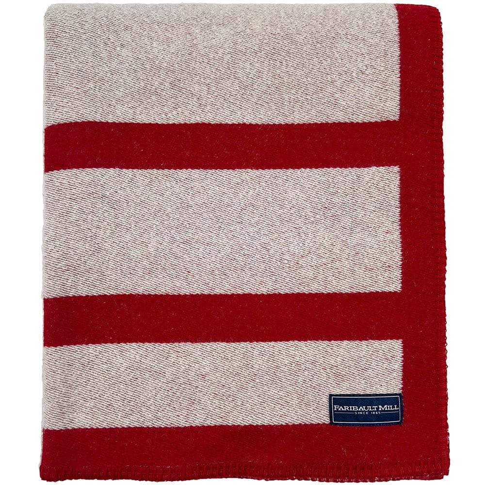 Striped Throw Blankets Faribault Mill