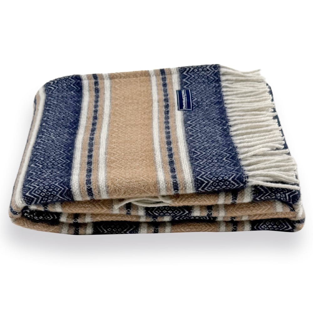 Mesa Wool Throw Blanket - Beige active Current Faribault Full Price group-gallery machine washable