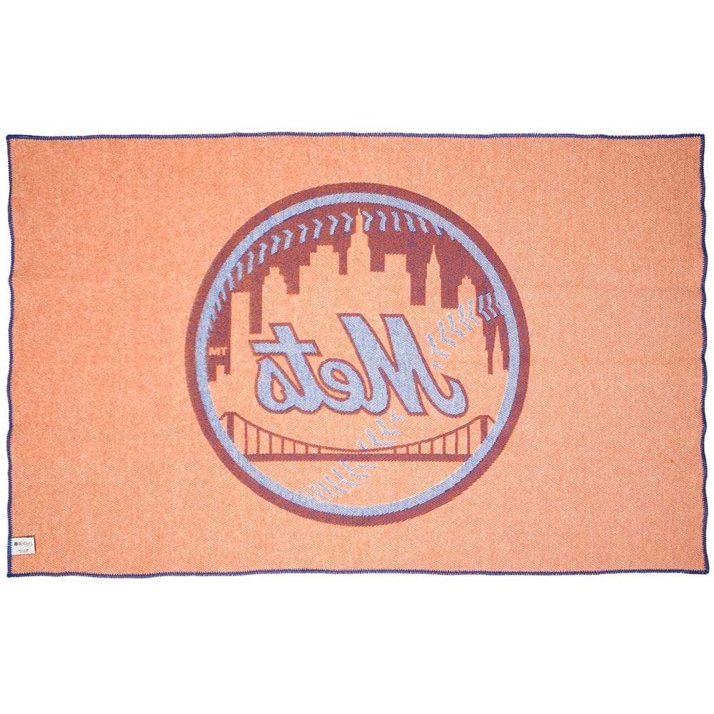 New York Mets Wool Throw Blanket active Current Dry clean or hand wash Full Price MLB New Lower Price personalization