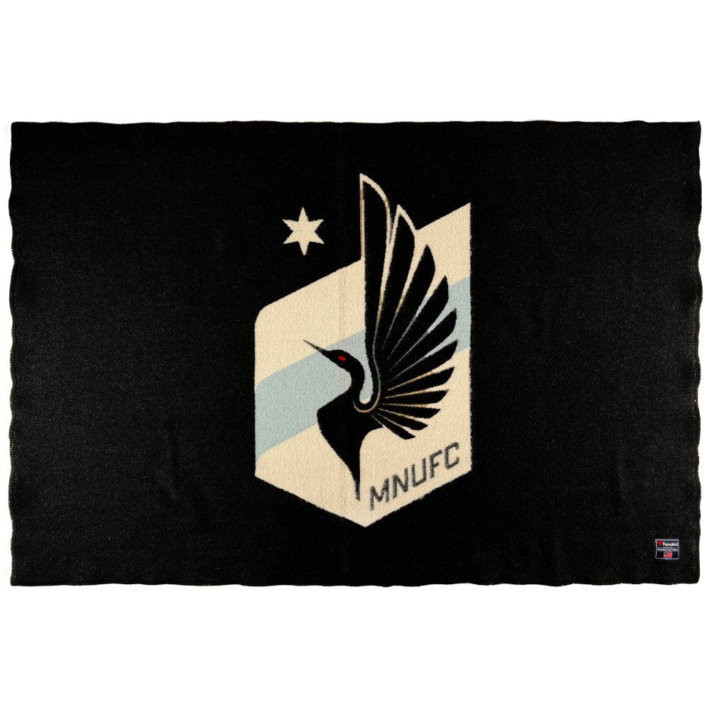 Minnesota United FC Wool Throw Black active Current Dry clean or hand wash
