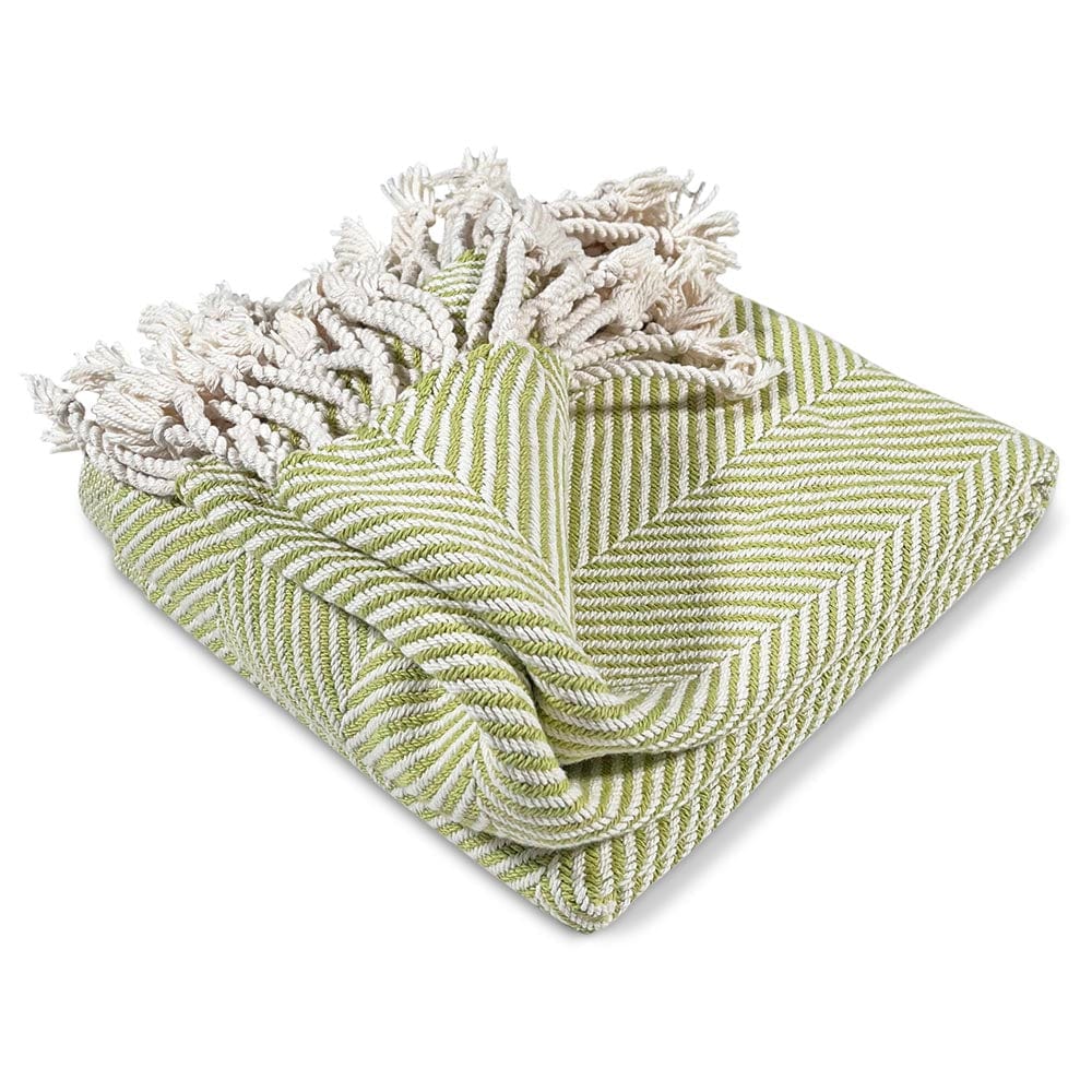 Monhegan Cotton Throw With Fringe active All Throws Best Seller Cotton Throws Current Full Price FWM group-gallery Herringbone Collection Herringbone Throw machine washable personalization Regular Priced Throws