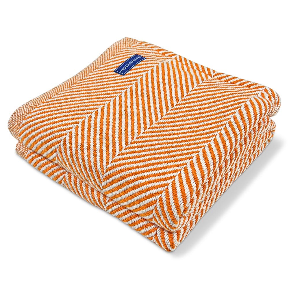 Monhegan Cotton Throw Without Fringe Autumn