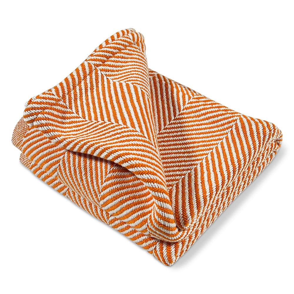 Monhegan Cotton Throw Without Fringe active All Throws Best Seller Cotton Throws Current Full Price FWM group-gallery Herringbone Collection Herringbone Throw machine washable personalization Throws