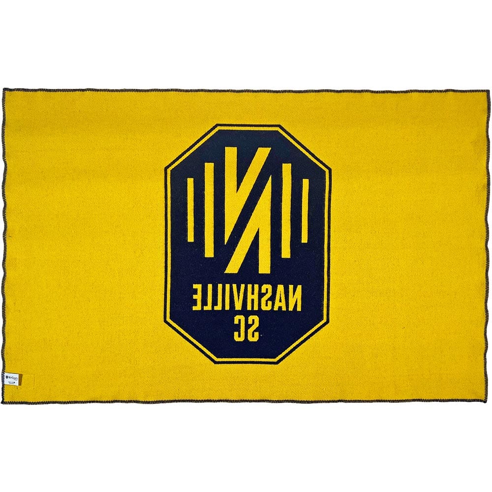 Nashville SC Wool Throw active Current Dry clean or hand wash personalization