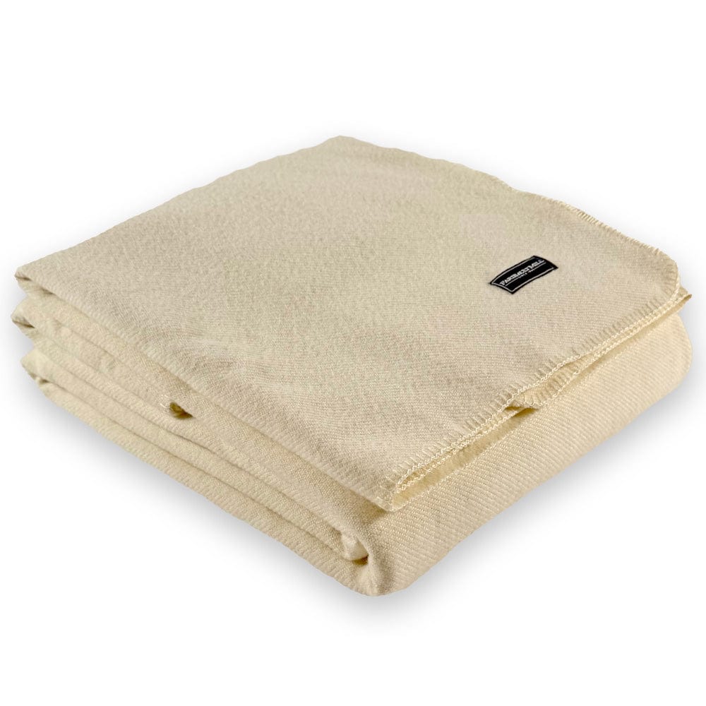 Nativa Wool Blanket - Natural active Current Full group-gallery King machine washable Queen Solids Twin