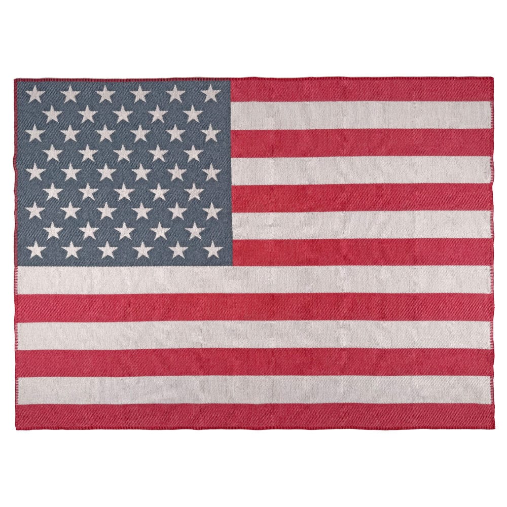 North Star American Flag Throw 50" x 60" Current Full Price group-gallery Machine Washable New Lower Price sustainable throws