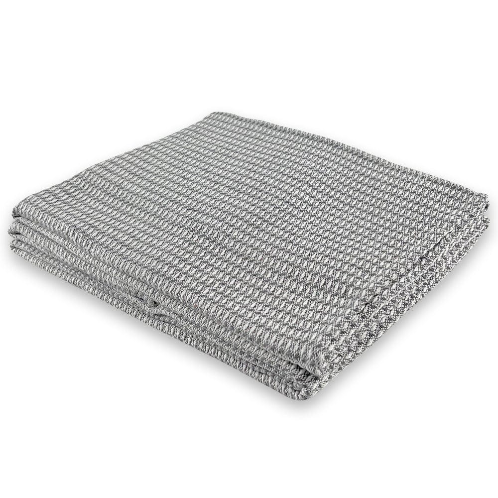 North Star Waffle Weave Blanket - Gray Current group-gallery Machine Washable north star sustainable
