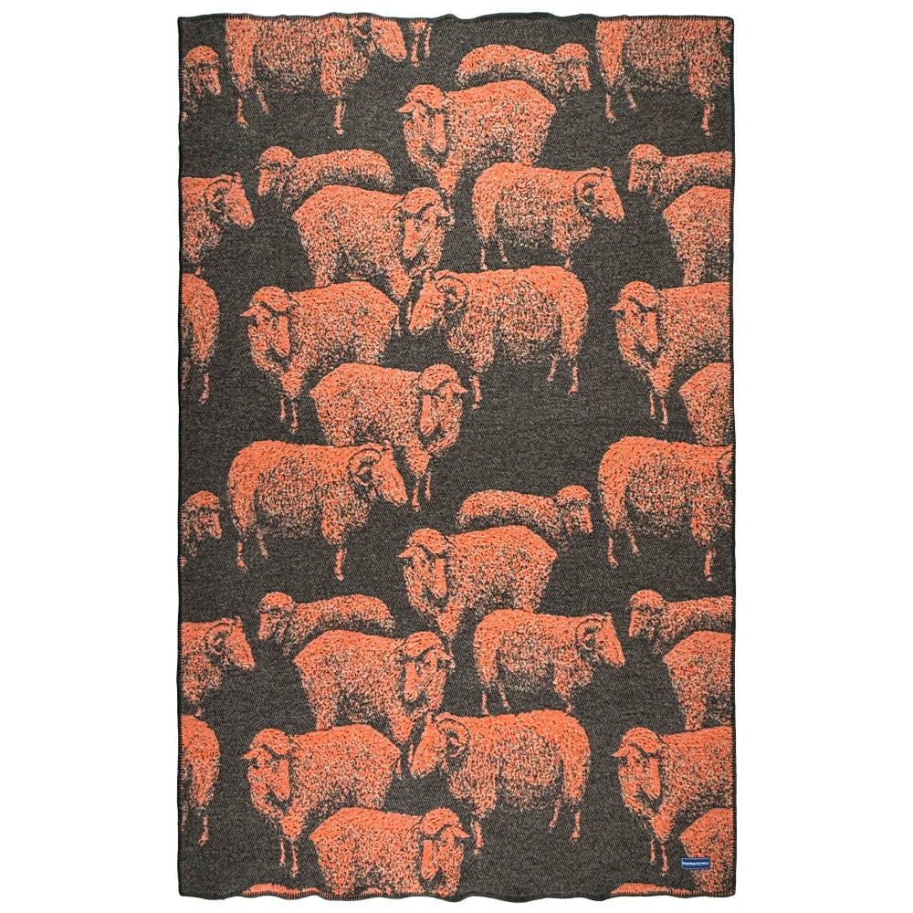 Limited Edition Sheep Wool Throw active Current Dry clean or hand wash