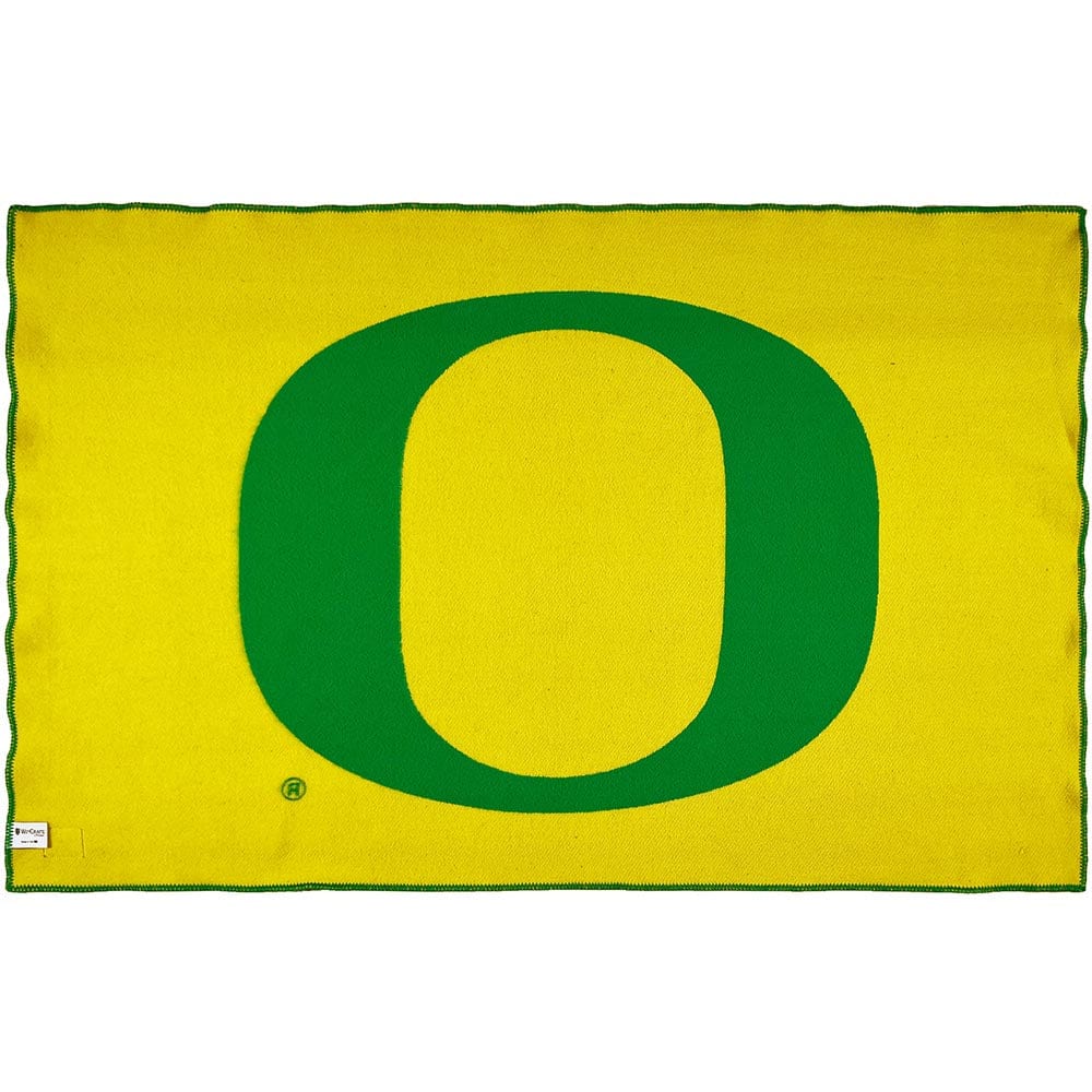 Oregon Ducks Wool Throw active Current Dry clean or hand wash Full Price personalization