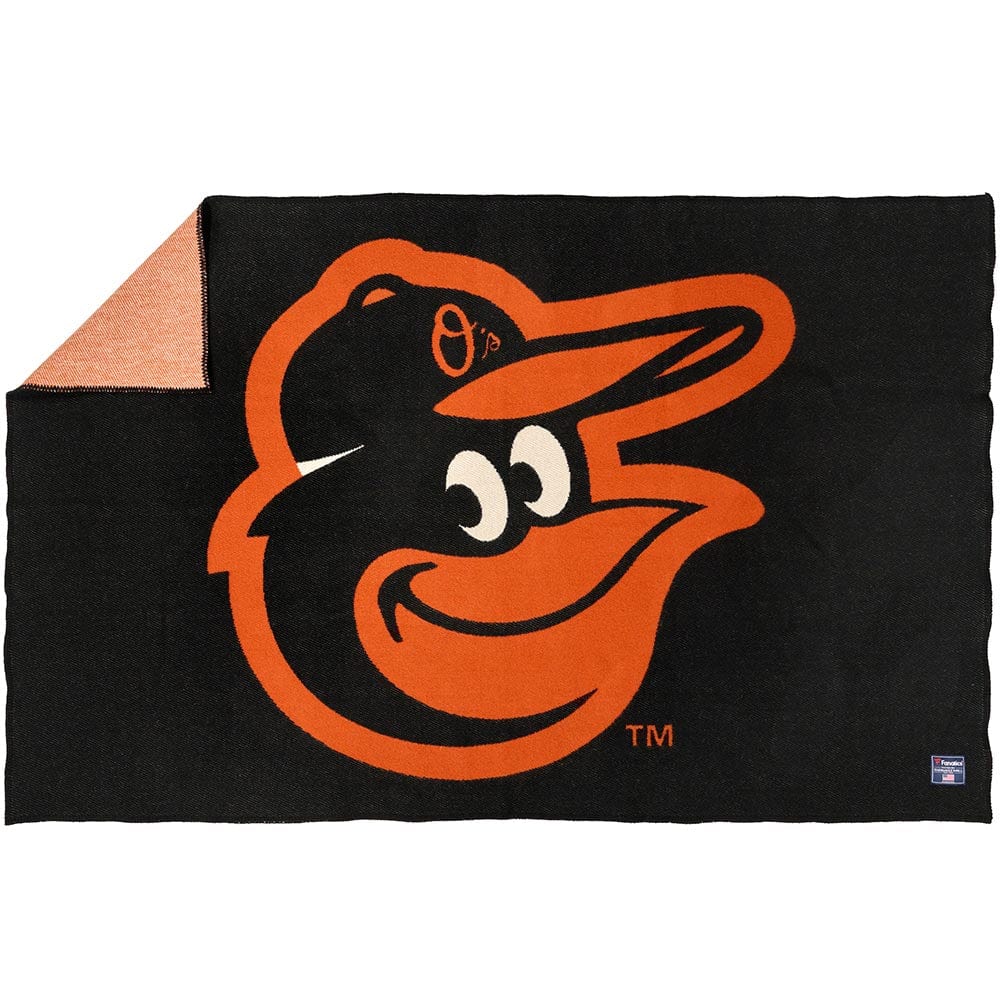 Baltimore Orioles Wool Throw Blanket active Current Dry clean or hand wash Full Price MLB New Lower Price personalization