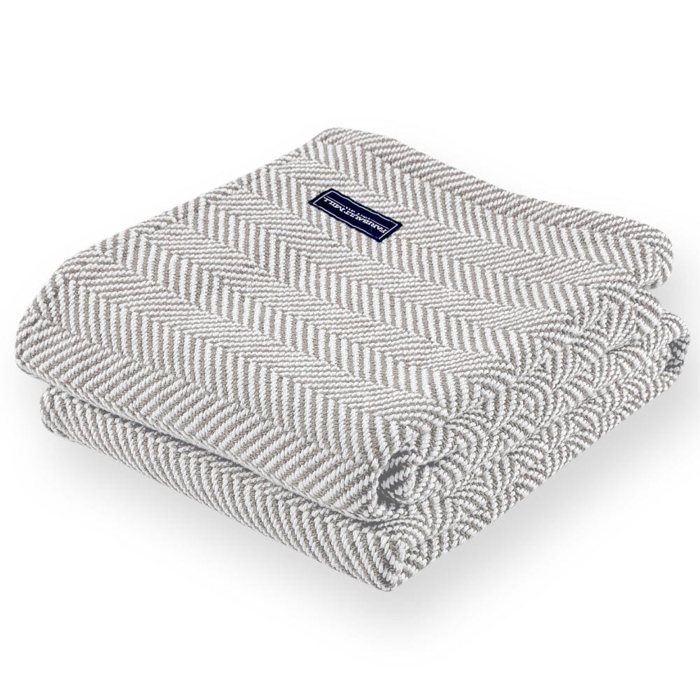 Penobscot Cotton Throw Dove Gray