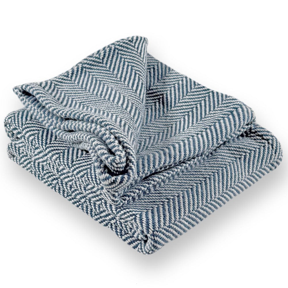 Penobscot Cotton Throw - Indigo active Current group-gallery machine washable Penobscot Cotton Throw Sale Stripes