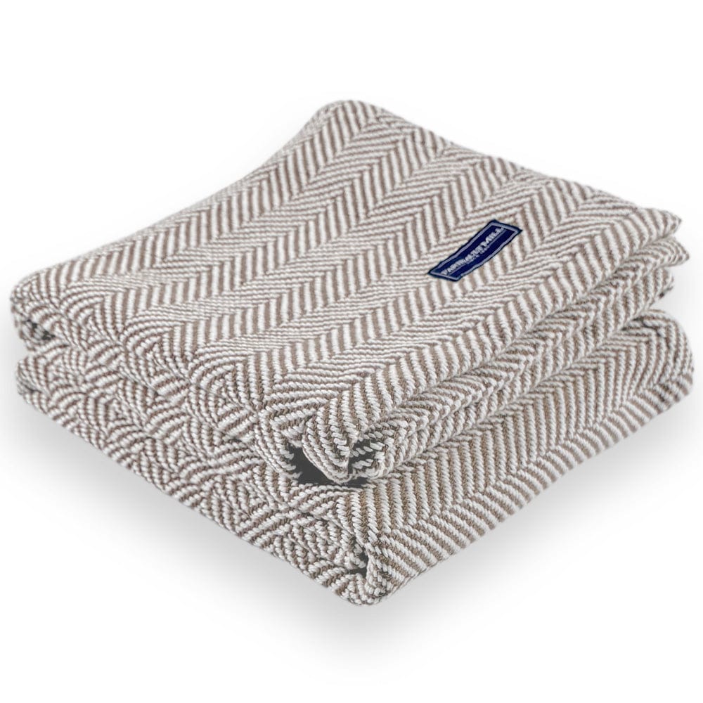 Penobscot Cotton Throw - Oyster active Current group-gallery machine washable Penobscot Cotton Throw Sale Stripes