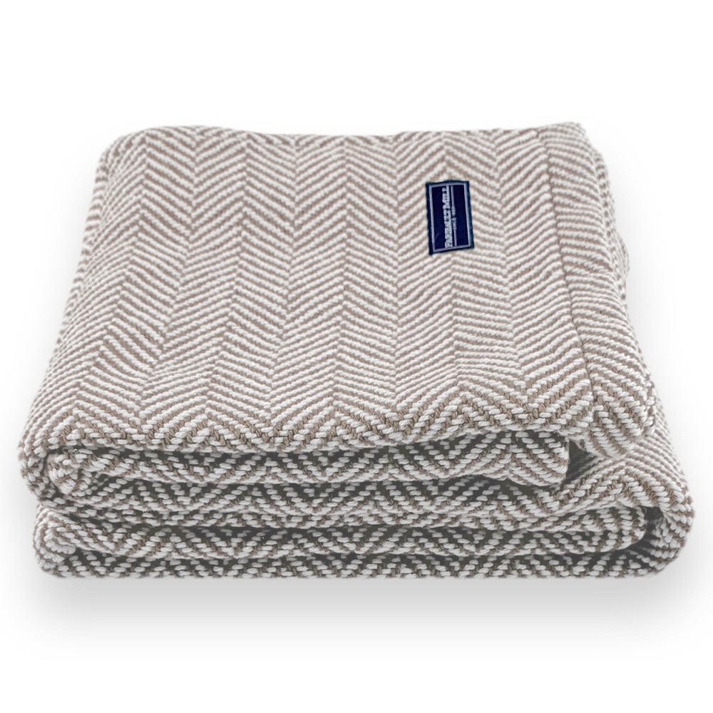 Penobscot Cotton Throw - Oyster active Current group-gallery machine washable Penobscot Cotton Throw Sale Stripes
