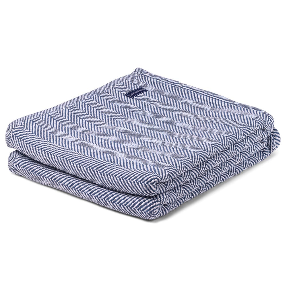 Penobscot Cotton Blanket Indigo