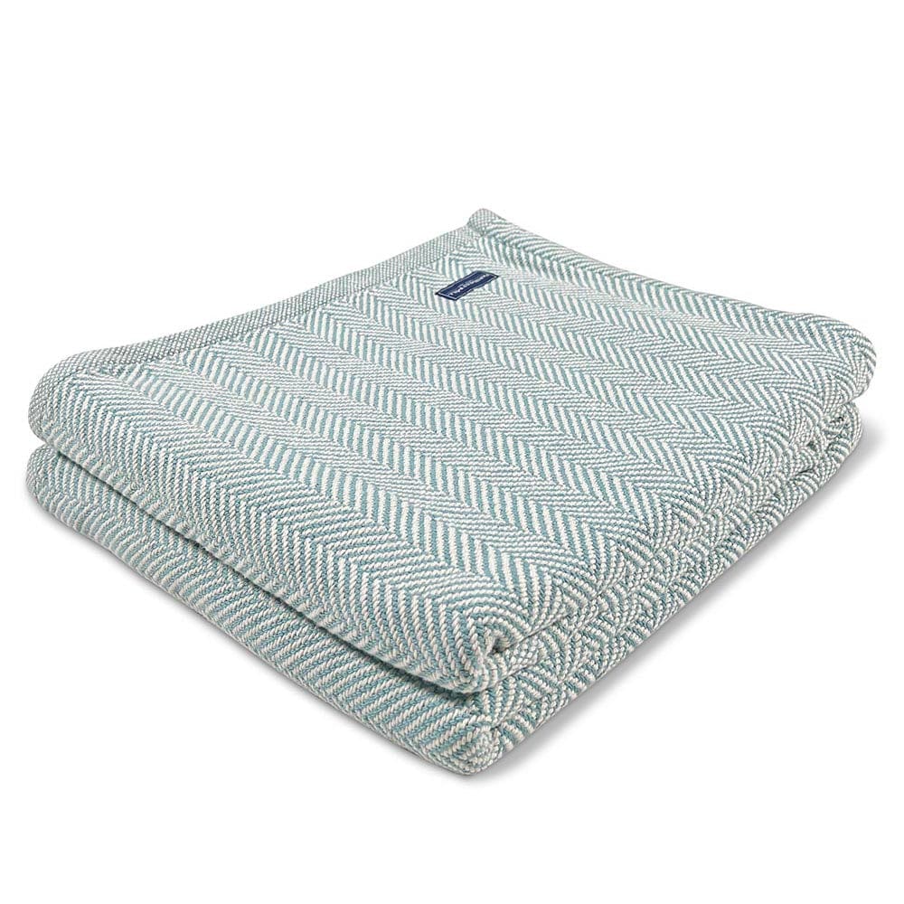 Penobscot Cotton Blanket - Matka Matka active Full group-gallery Herringbone King machine washable Patterns & Plaids Queen Twin