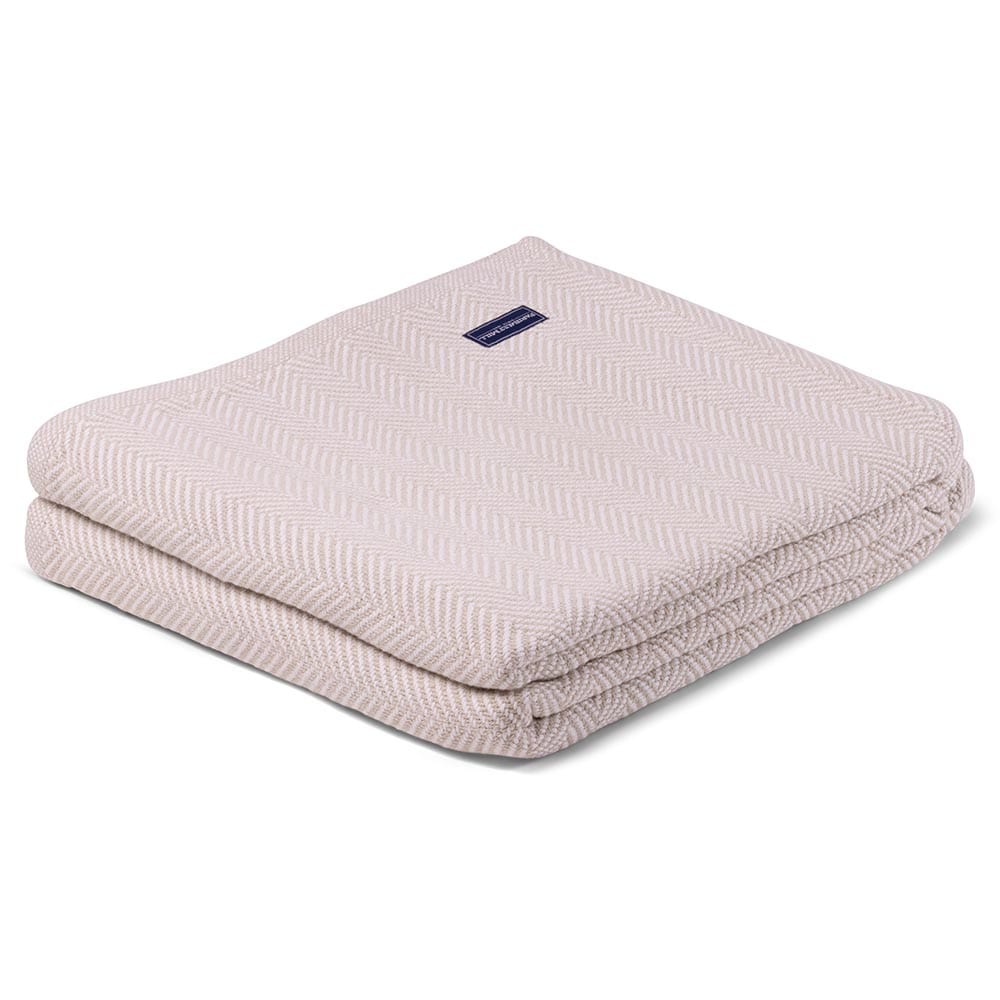 Penobscot Cotton Blanket Oyster