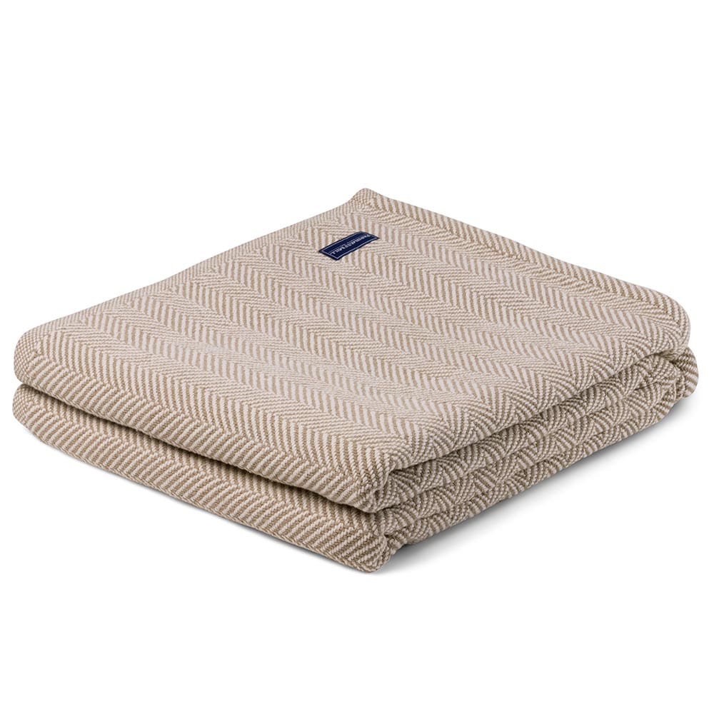 Penobscot Cotton Blanket Stone