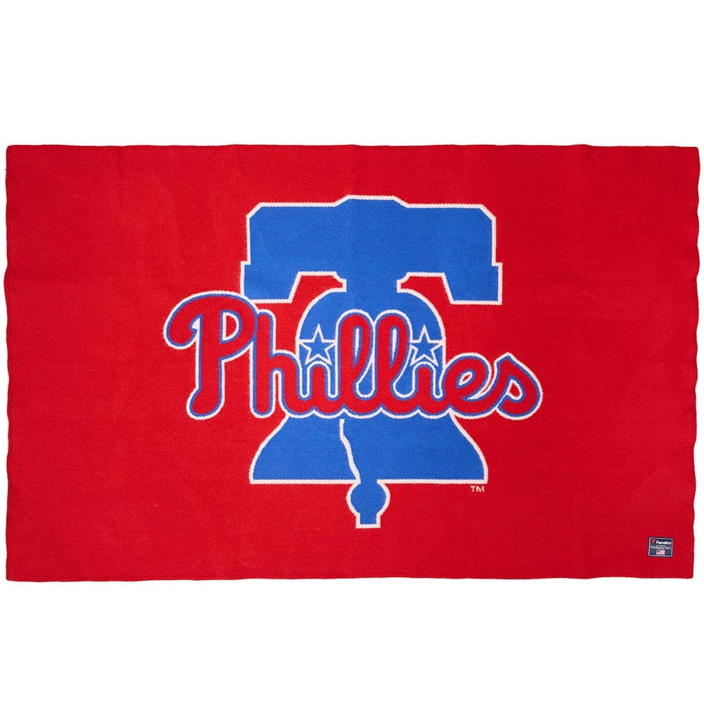 Philadelphia Phillies Wool Throw Blanket Red active Current Dry clean or hand wash Full Price MLB New Lower Price personalization