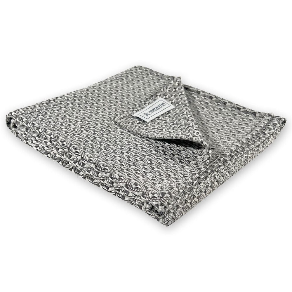 North Star Point Twill Alzheimer's Throw - Gray Gray Current Full Price group-gallery Machine Washable north star sustainable throws