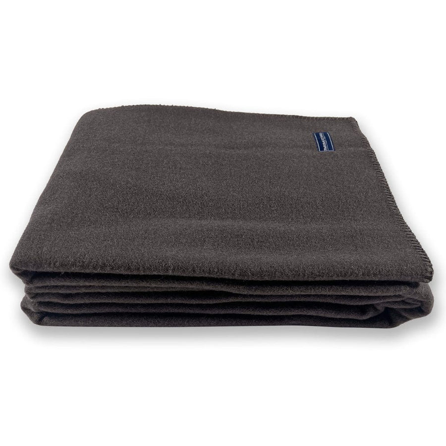 Pure & Simple Wool Blanket - Charcoal