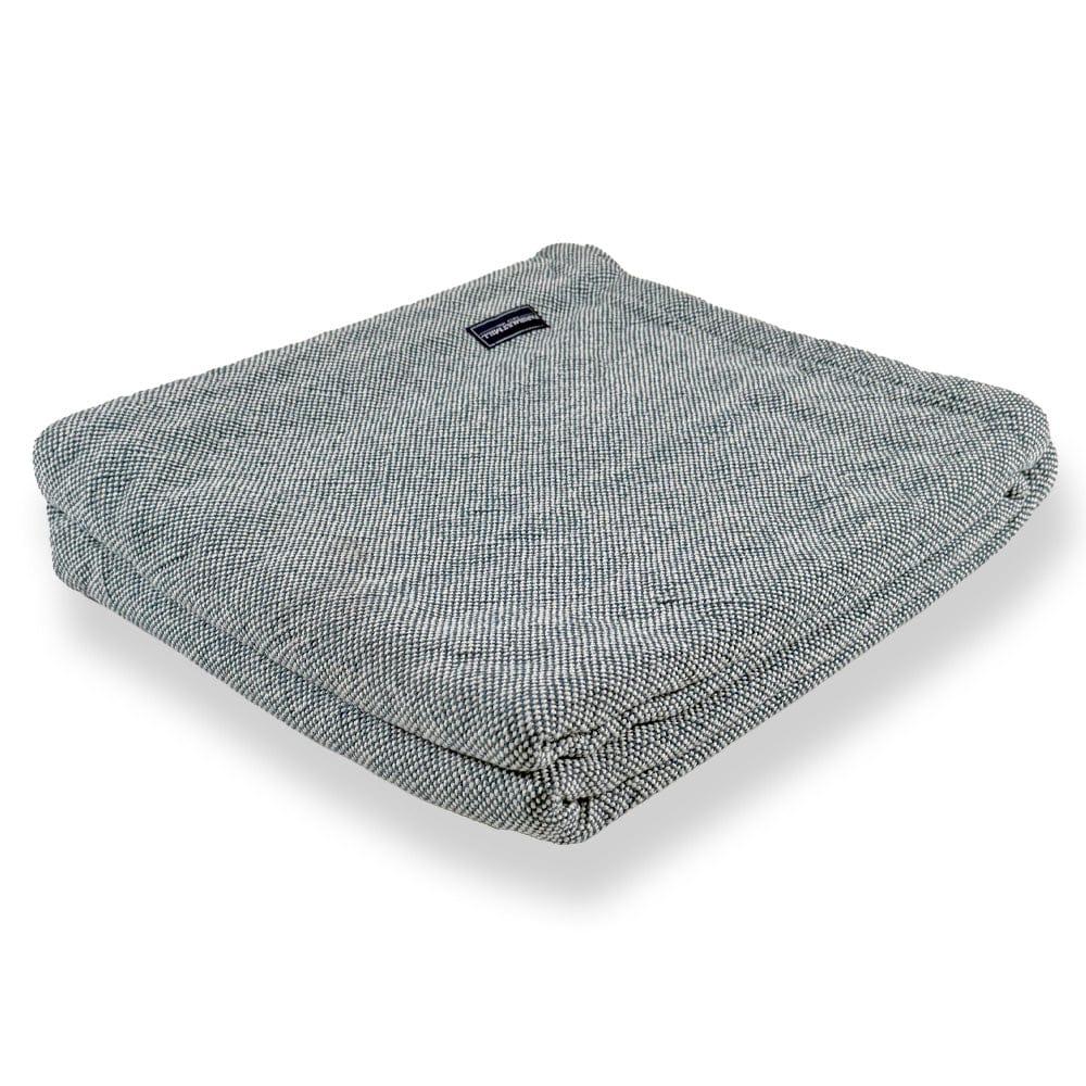 Pure & Simple Cotton Blanket - Indigo active Current Full group-gallery King machine washable New Lower Price personalization Pure & Simple Cotton Blanket Queen Solids Twin