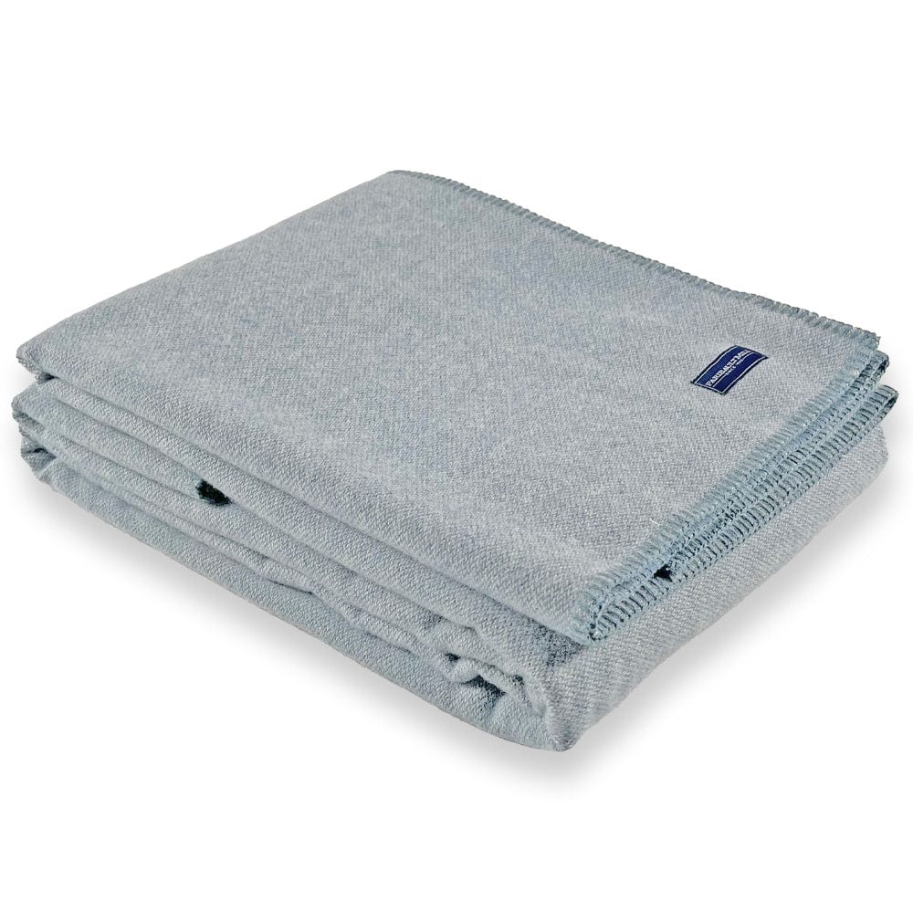 Pure & Simple Wool Blanket Sky Blue