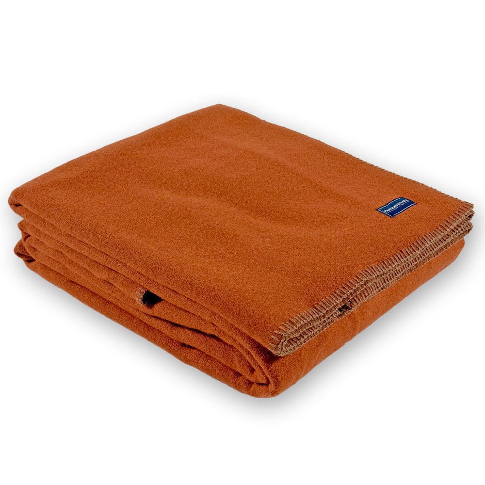 Pure & Simple Wool Blanket - Terracotta active Current Full Full Price group-gallery King machine washable New Lower Price Pure & Simple Wool Blanket Queen Solids Twin