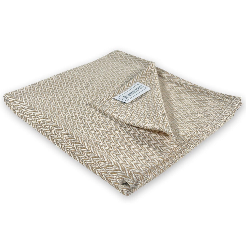 North Star Reverse Twill Throw Tan