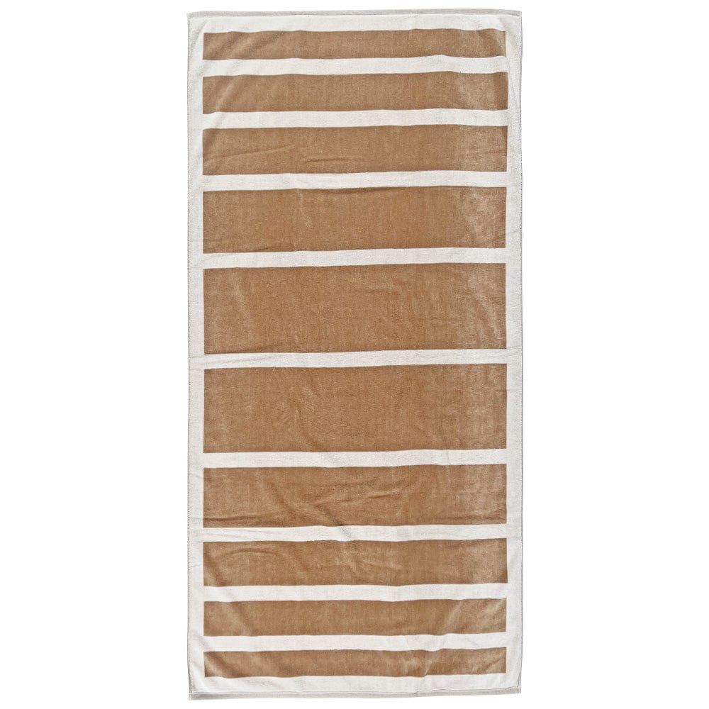 Reversible Framed Stripe Towel Heritage Beige active Current group-gallery machine washable Sale Stripes
