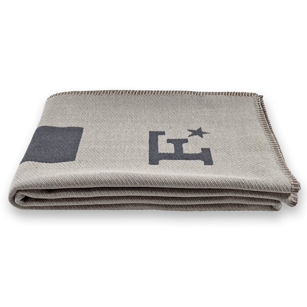 Limited Edition Reversible Squares Cotton Throw active machine washable
