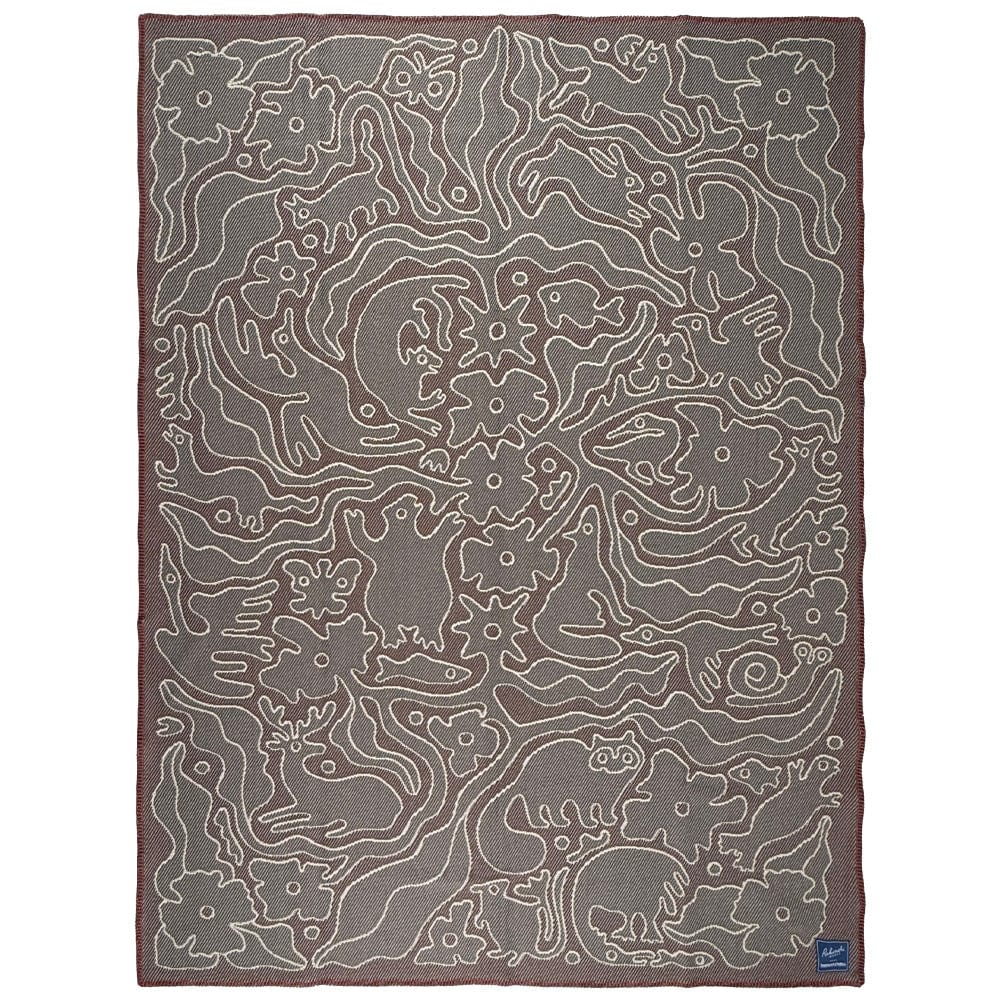 Rubinski Works Gidinawendimin Cotton Throw Brown active Artist Collection Current Dry clean or hand wash Full Price