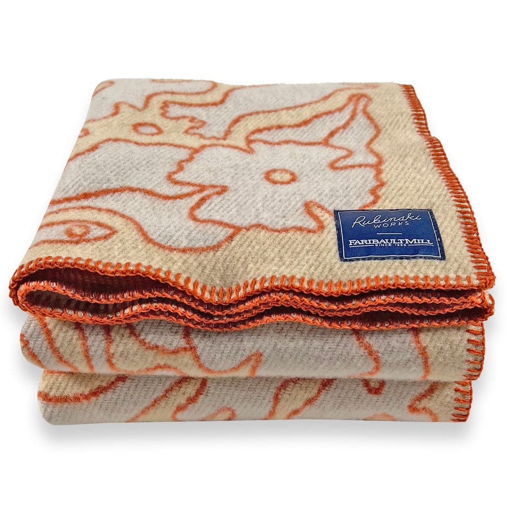 Rubinski Works Gidinawendimin Throw active Artist Collection Current Dry clean or hand wash New Lower Price Rubinski Works Wool Throw Sale