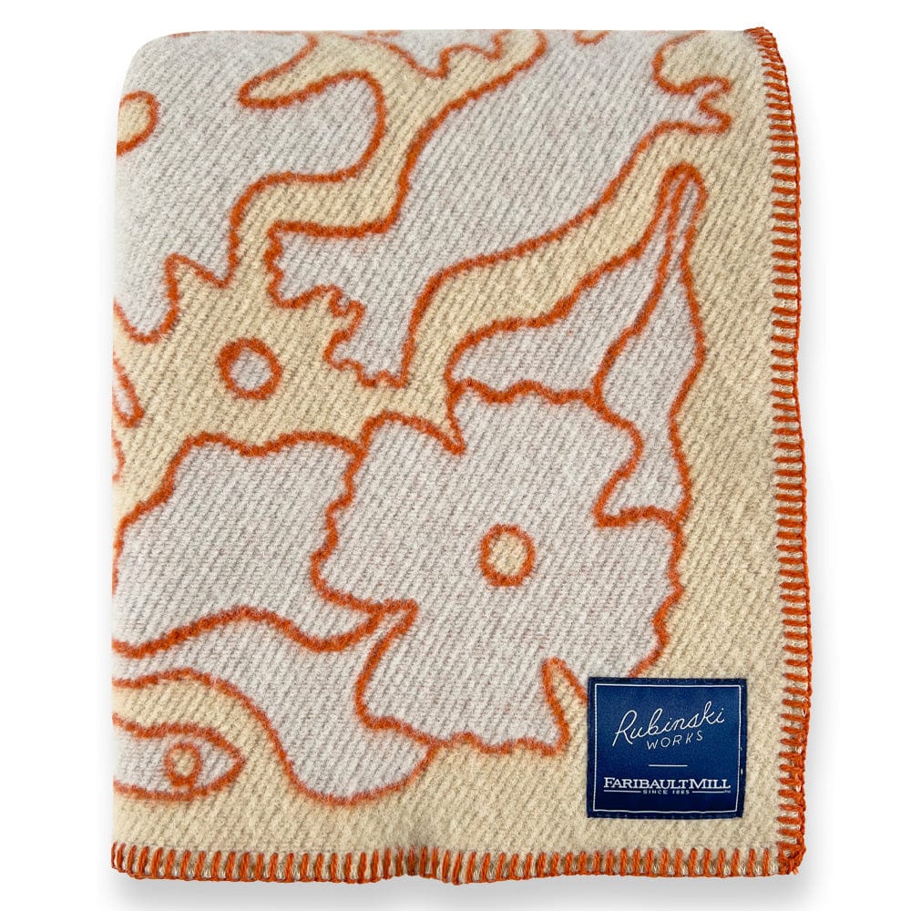Rubinski Works Gidinawendimin Throw active Artist Collection Current Dry clean or hand wash New Lower Price Rubinski Works Wool Throw Sale