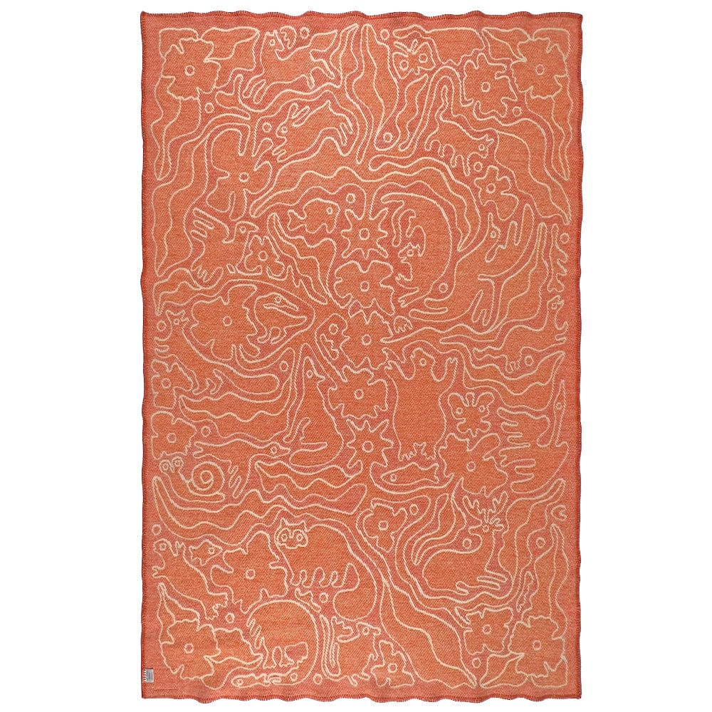 Rubinski Works Gidinawendimin Throw active Artist Collection Current Dry clean or hand wash New Lower Price Rubinski Works Wool Throw Sale