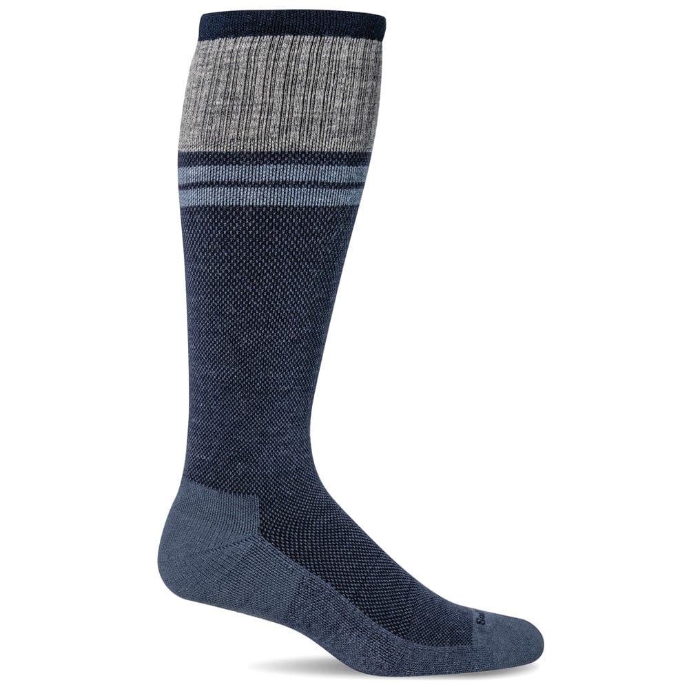 Men's Sportster Socks - Denim L active Current Full Price machine washable Men's Compression Socks