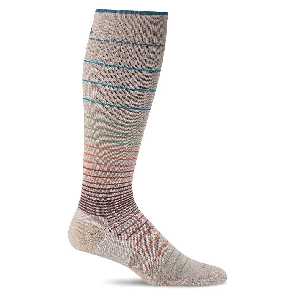 Sockwell Women's Circulator Socks - Barley M active Current machine washable Sale Women's Compression Socks