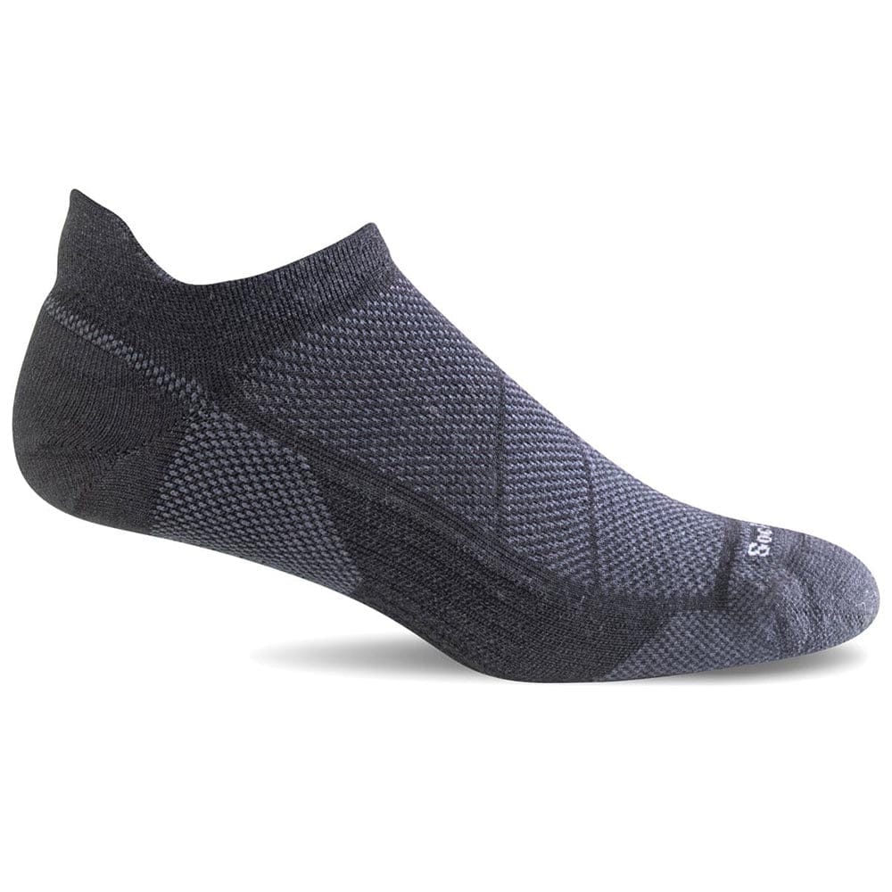 Sockwell Men's Elevate Micro Socks - Black L active Current Full Price machine washable Men's Compression Socks Online Exclusive Socks
