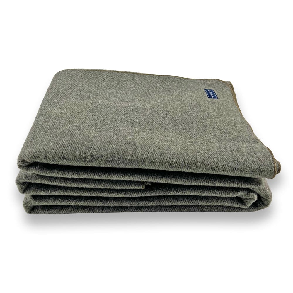 Summit Wool Blanket - Olive active Current Dry clean or hand wash Full group-gallery King New Lower Price personalization Queen Sale Solids Summit Wool Blanket Twin